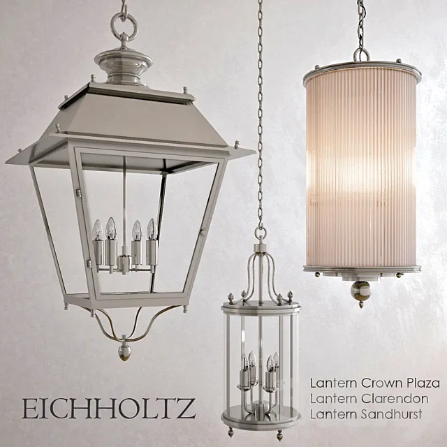 Eichholtz Lantern Crown Plaza Clarendon Sandhurst 3DS Max Model