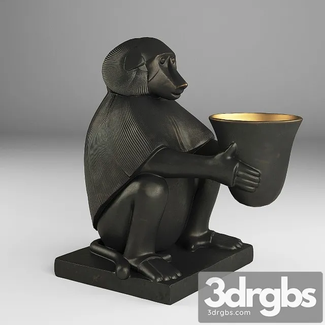 Eichholtz Monkey With Light Art Deco 3dsmax Download