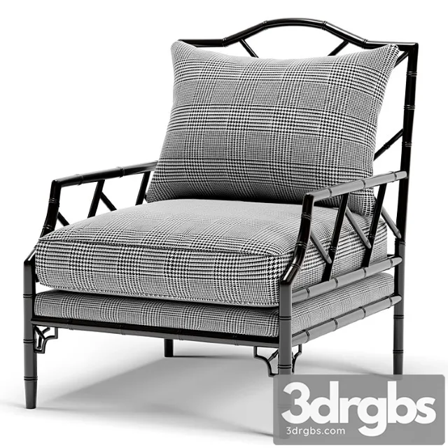 Eichholtz Morgan Dixon Black And White Chair 3dsmax Download