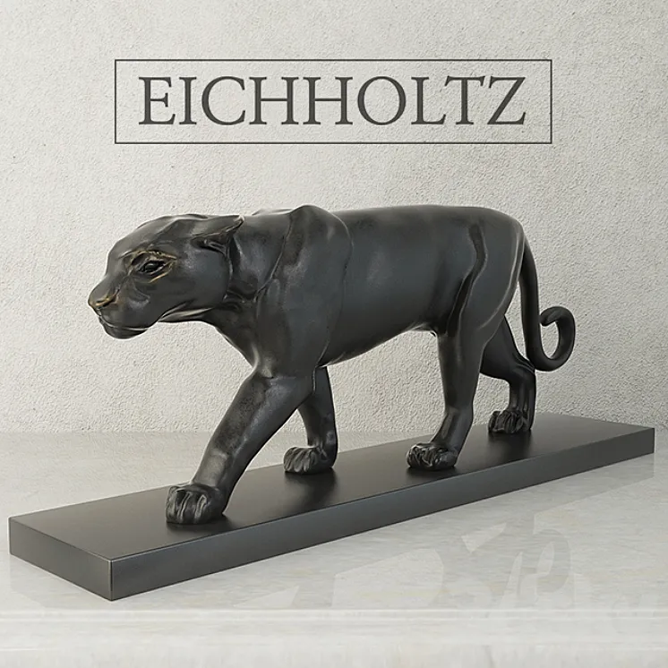 Eichholtz panther on marble 3DS Max