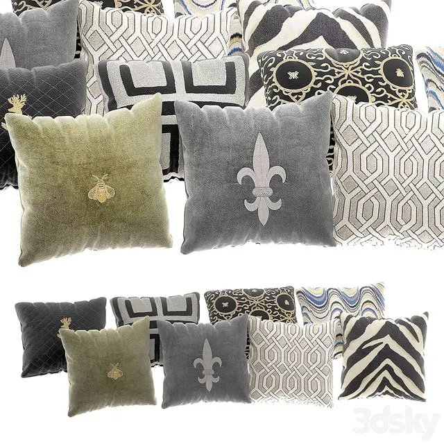 Eichholtz pillow set 3dsMax Model