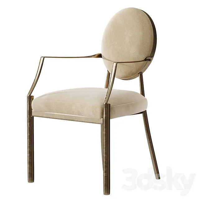 Eichholtz Scribe Dining Chair 3DS Max Model