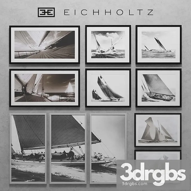 Eichholtz Set Of Boat Prints 3dsmax Download