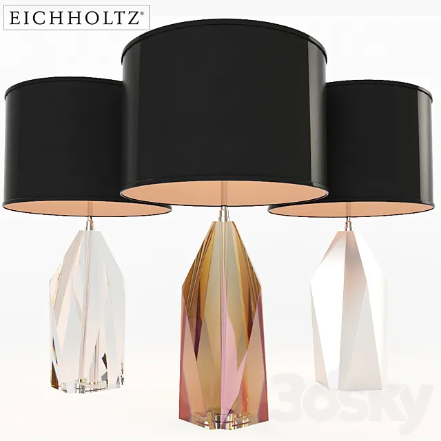 Eichholtz Setai Table Lamp 3DS Max Model