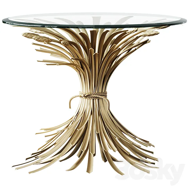 Eichholtz SIDE TABLE BONHEUR Ø 90 CM Coffee table coffee table 3DSMax File