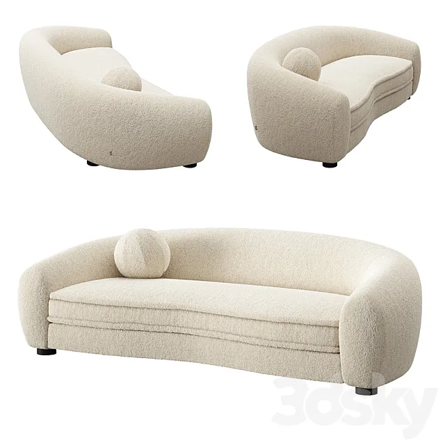 EICHHOLTZ SOFA FREUD 3DS Max Model