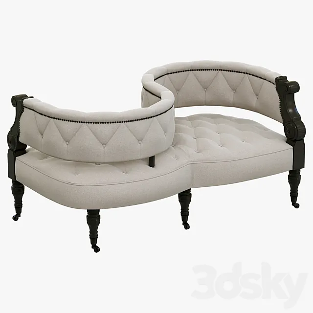 Eichholtz Sofa Gaby 3DS Max Model