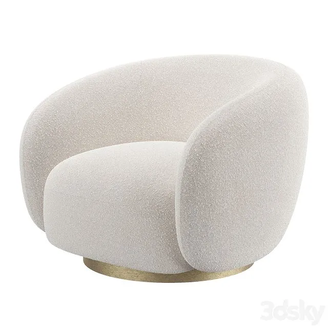EICHHOLTZ SWIVEL CHAIR BRICE 4K 3dsMax Model