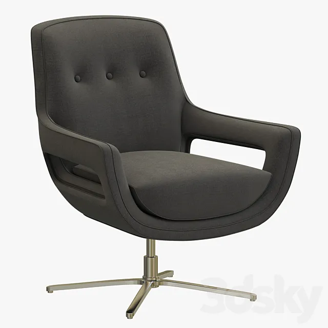 Eichholtz Swivel Chair Flavio 3ds Max