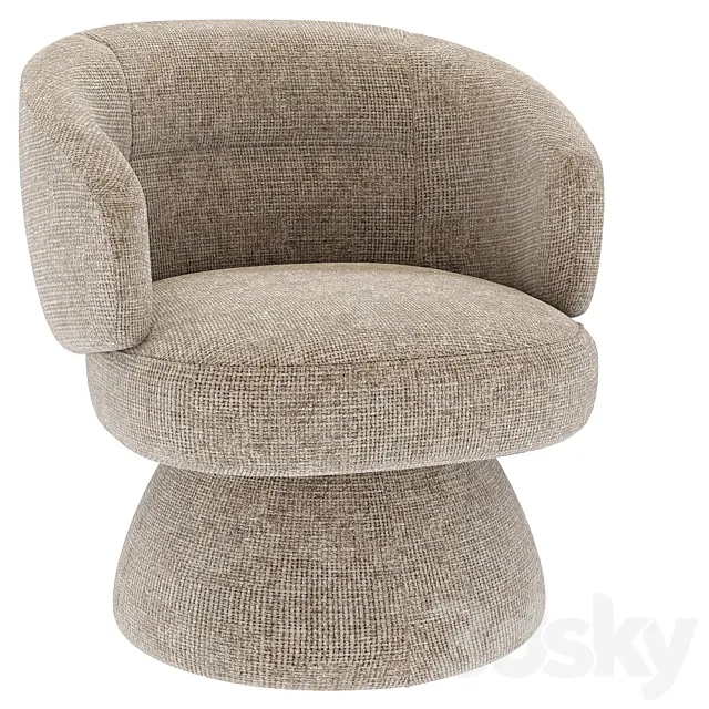 Eichholtz Swivel Chair Liberty 3ds Max