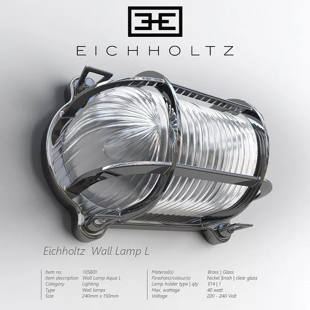 Eichholtz Wall Lamp L 3dsMax Model