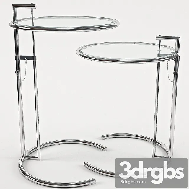 Eileen Gray Adjustable Cigarette Table 3dsmax Download