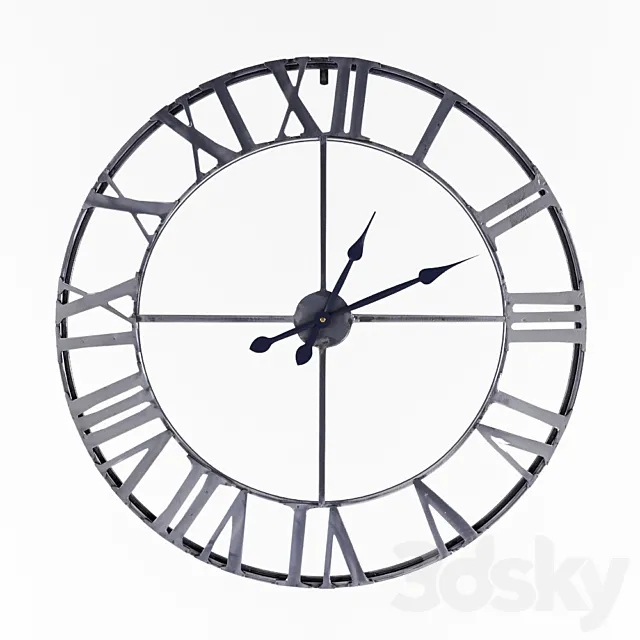 Eisenhauer wall clock 3DS Max Model