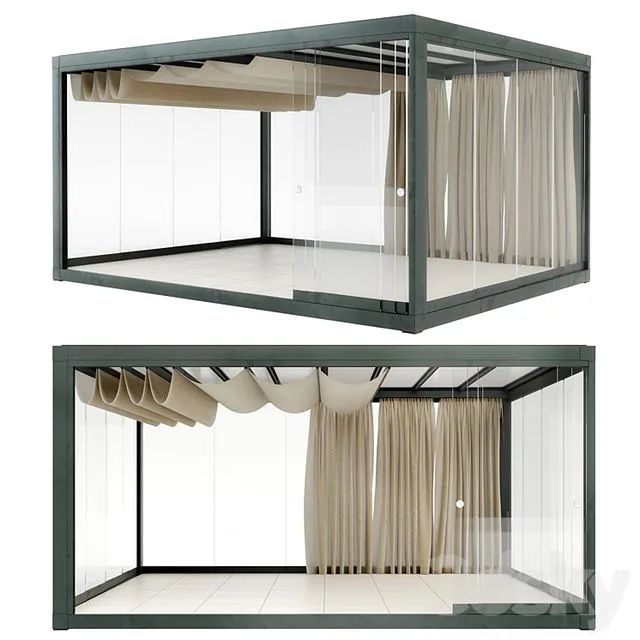 Eivissa Light & Proof Pavilion Ethimo 3dsMax Model