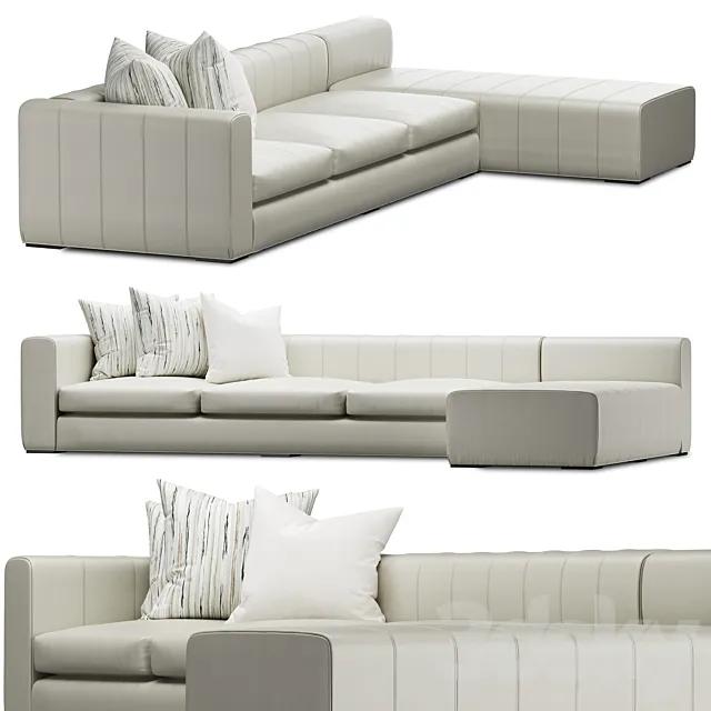 EJVictor Milano Sectional Sofa 3ds Max