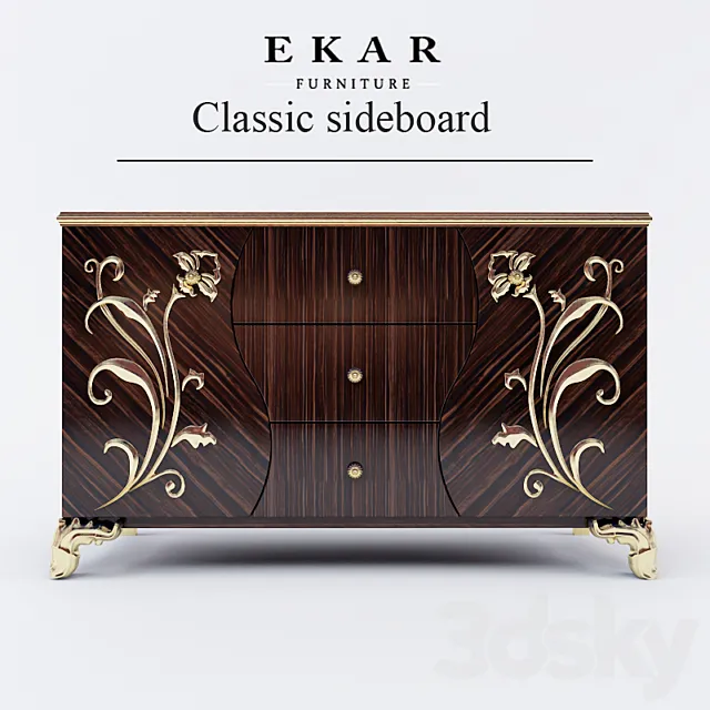 Ekar Classic sideboard 3ds Max