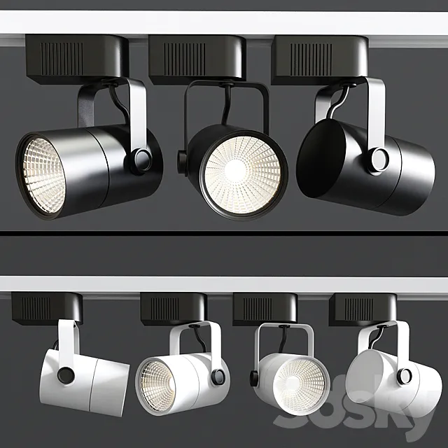 Elco Lighting ET528W Spot And Track Light 3DS Max Model