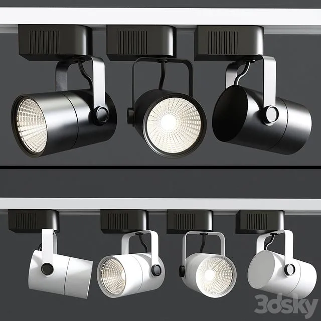 Elco Lighting ET528W Spot And Track Light 3dsMax Model