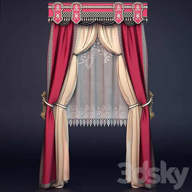 Eldorado Curtain 01 3ds Max