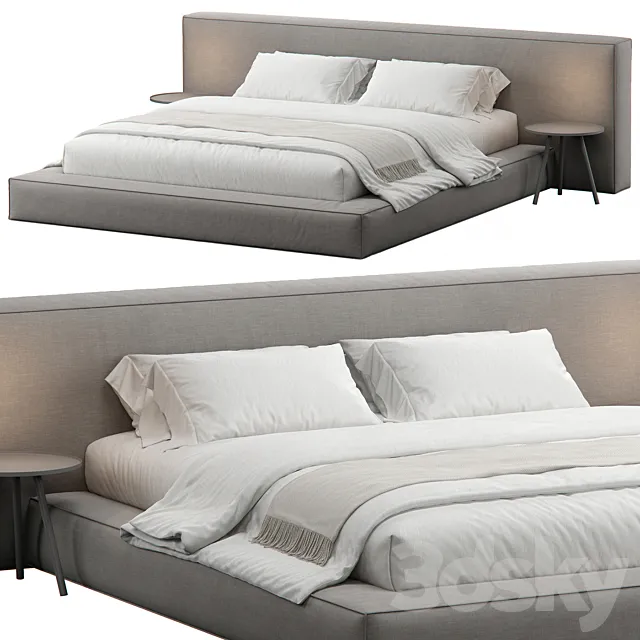 Eldridge Bed by Maden Home 3ds Max