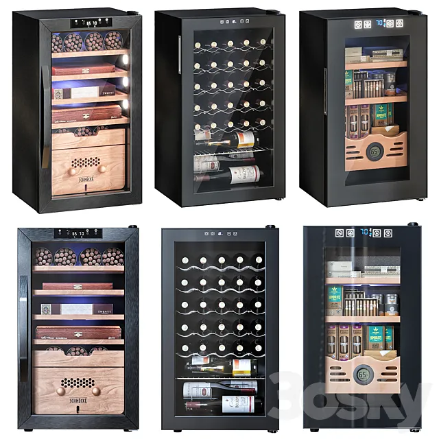 Electric Cigar Humidor 3ds Max