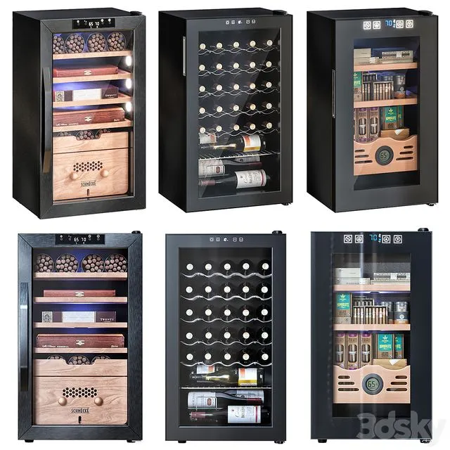 Electric Cigar Humidor 3dsMax Model