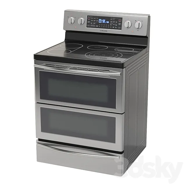 Electric cooker Samsung NE59J7850WG 3ds Max