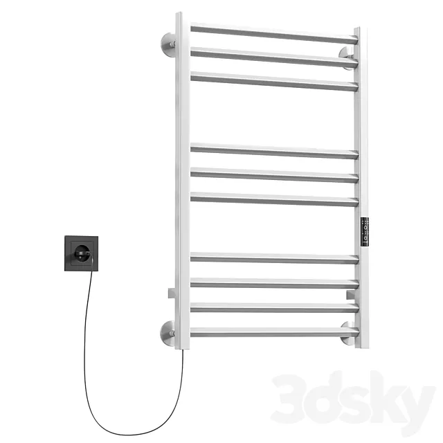 Electric heated towel rail Altasan ArgoProf 3ds Max