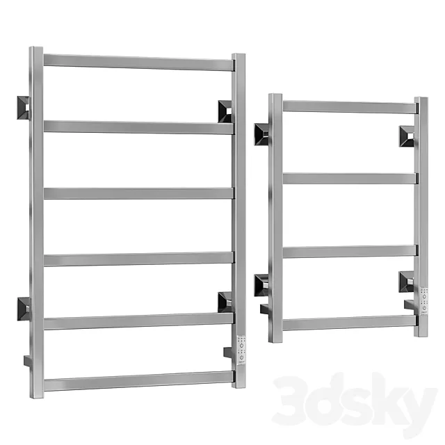 Electric heated towel rail Dvin J plaza neo 3ds Max