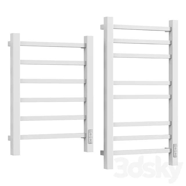 Electric heated towel rail Grois Alex 3ds Max