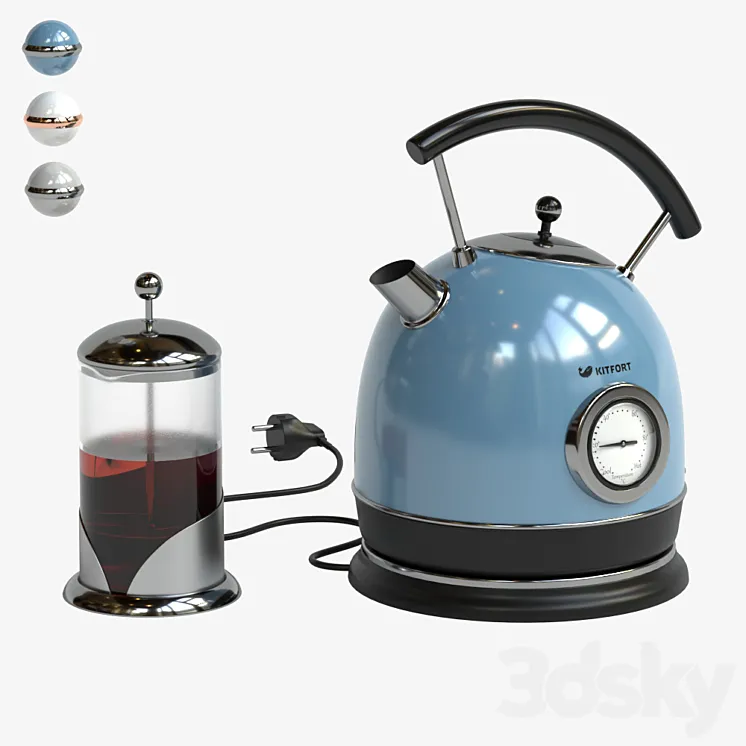 Electric kettle KITFORT 3DS Max