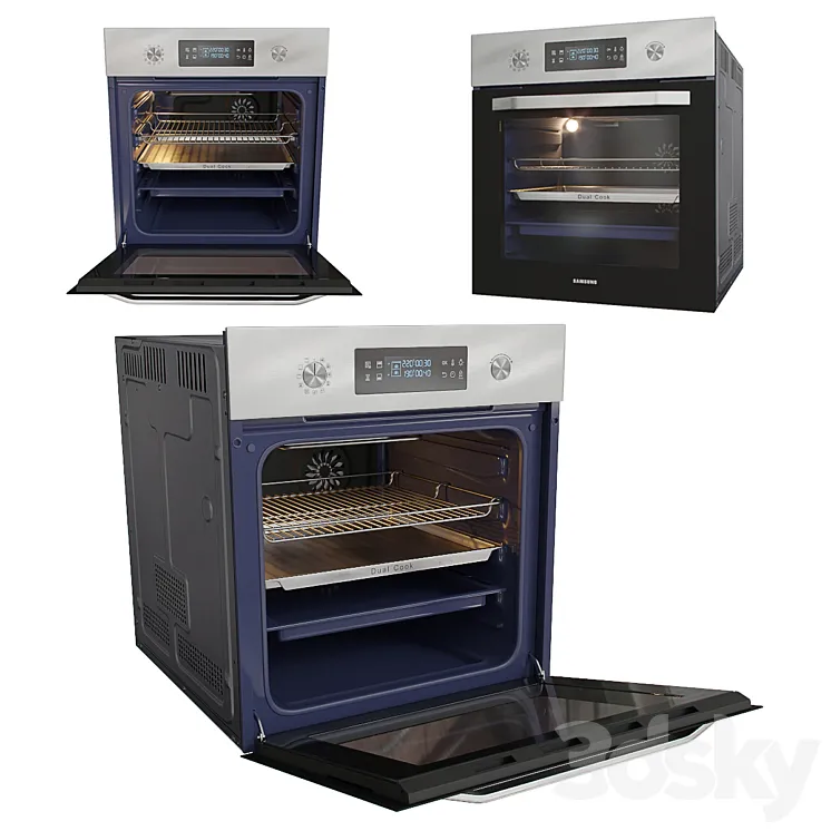 Electric oven Samsung NV64R3531BS 3DS Max