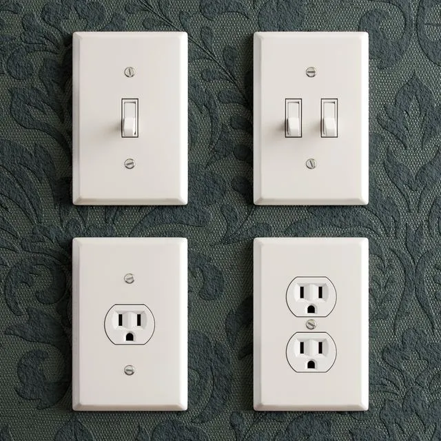 Electrical Light Switch & Outlet 3dsMax Model