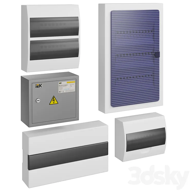 Electrical Panels 3DS Max