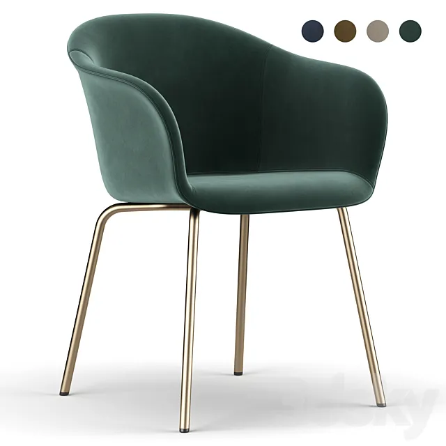 Elefy JH29 Dining Chair 3ds Max
