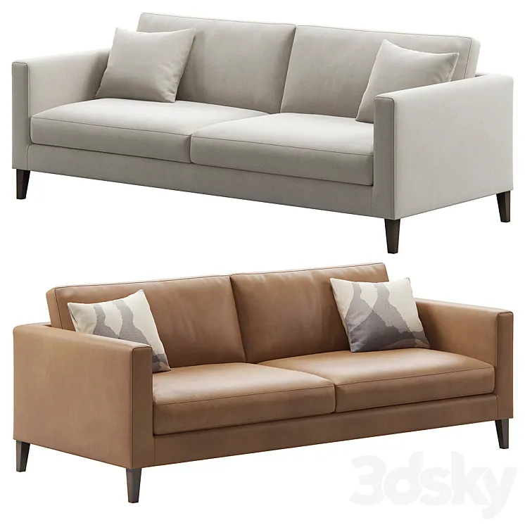 Elegance 2 seat Sofa by Prostoria 3DS Max Model