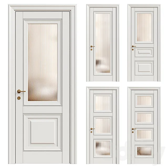 Elegant classic door – interior door 240 3ds Max