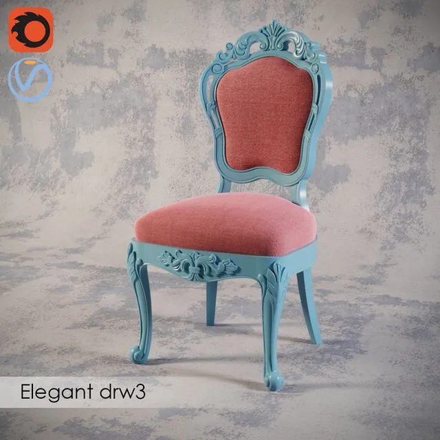 Elegant drw3 3dsMax Model