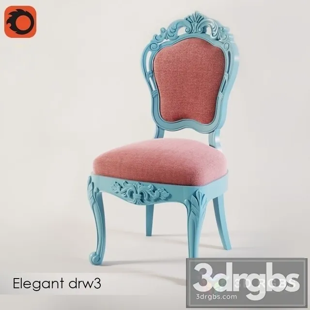 Elegant DRW3 Chair 3dsmax Download