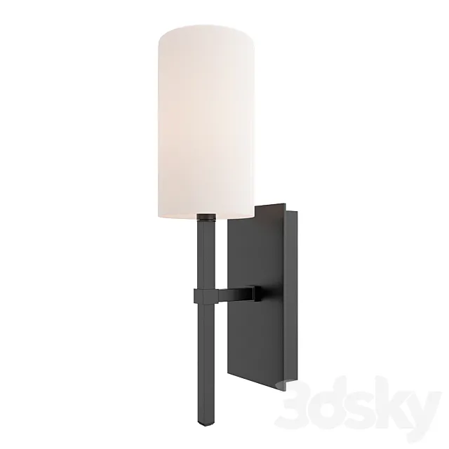 ELEGANT MINIMALIST SCONCE – 1 LIGHT 3ds Max