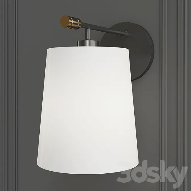 Elegant wall lamp 3ds Max