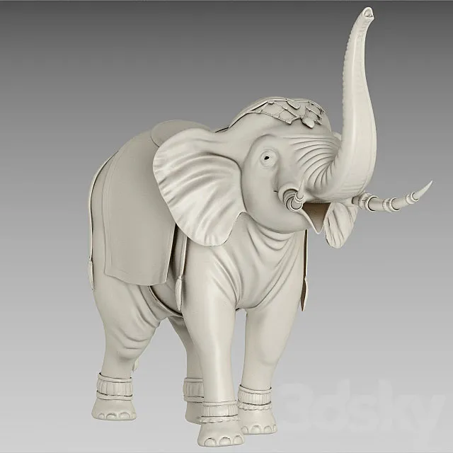 Elephant 3ds Max