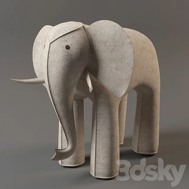 Elephant from Restoration Hardware 3DSMax File