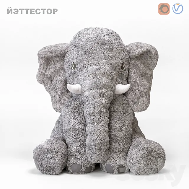 ELEPHANT YETTESTOR IKEA 3DSMax File