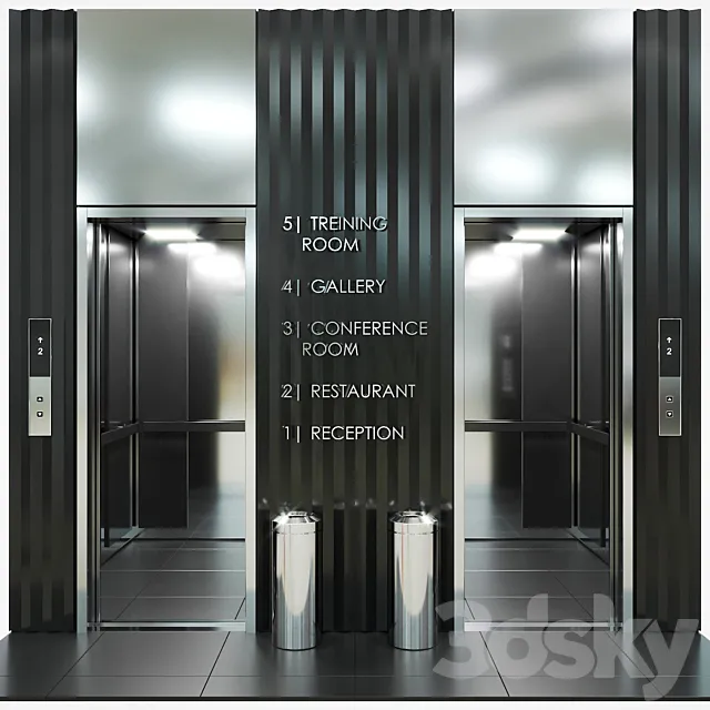 Elevator 12 3DSMax File