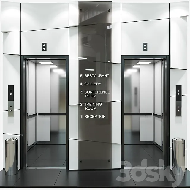Elevator 3 3DSMax File