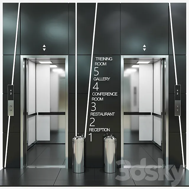 Elevator 4 3DSMax File