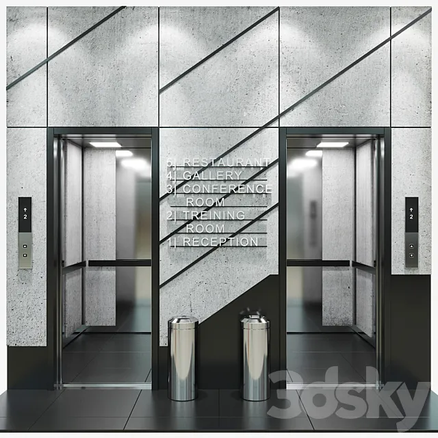 Elevator 5 3DSMax File