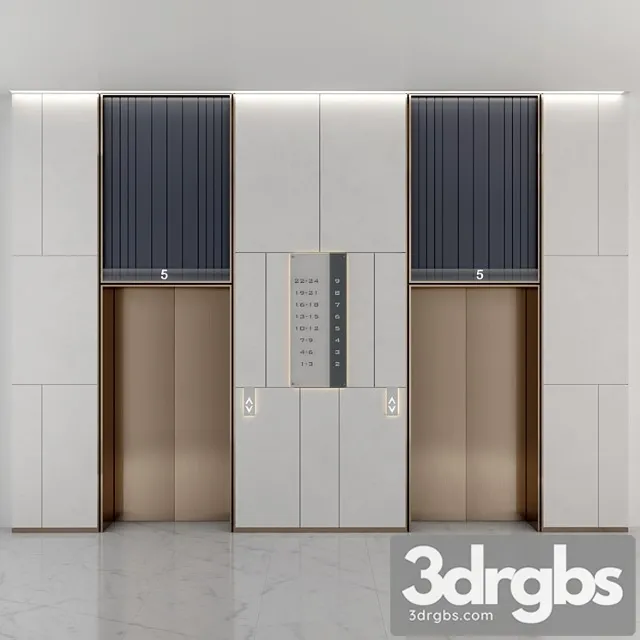 Elevator Lobby Design 3 3dsmax Download