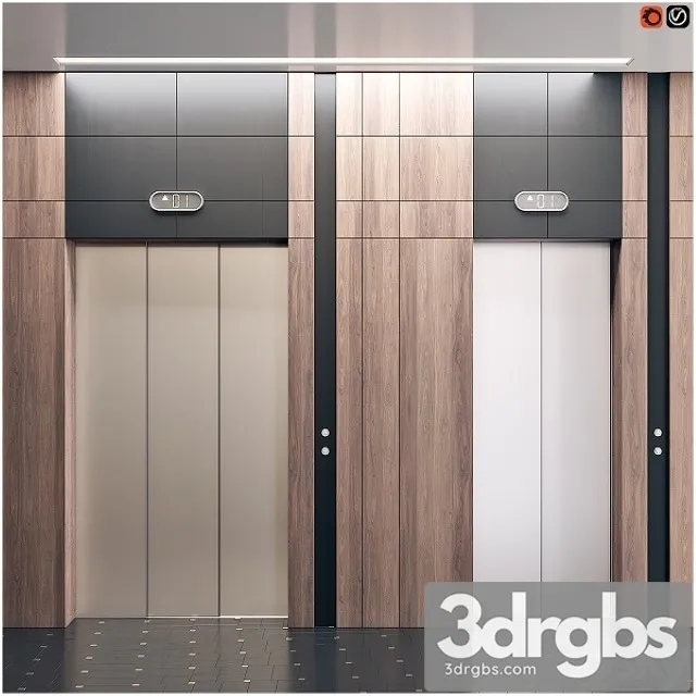 Elevator with Interior 1 3dsmax Download
